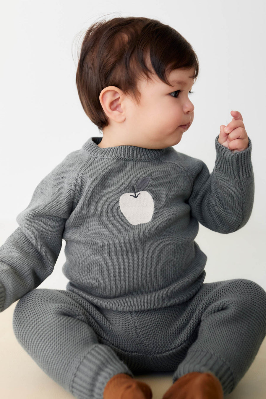 Ethan Jumper - Smoke Apple Childrens Jumper from Jamie Kay USA