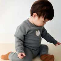 Ethan Jumper - Smoke Apple Childrens Jumper from Jamie Kay USA