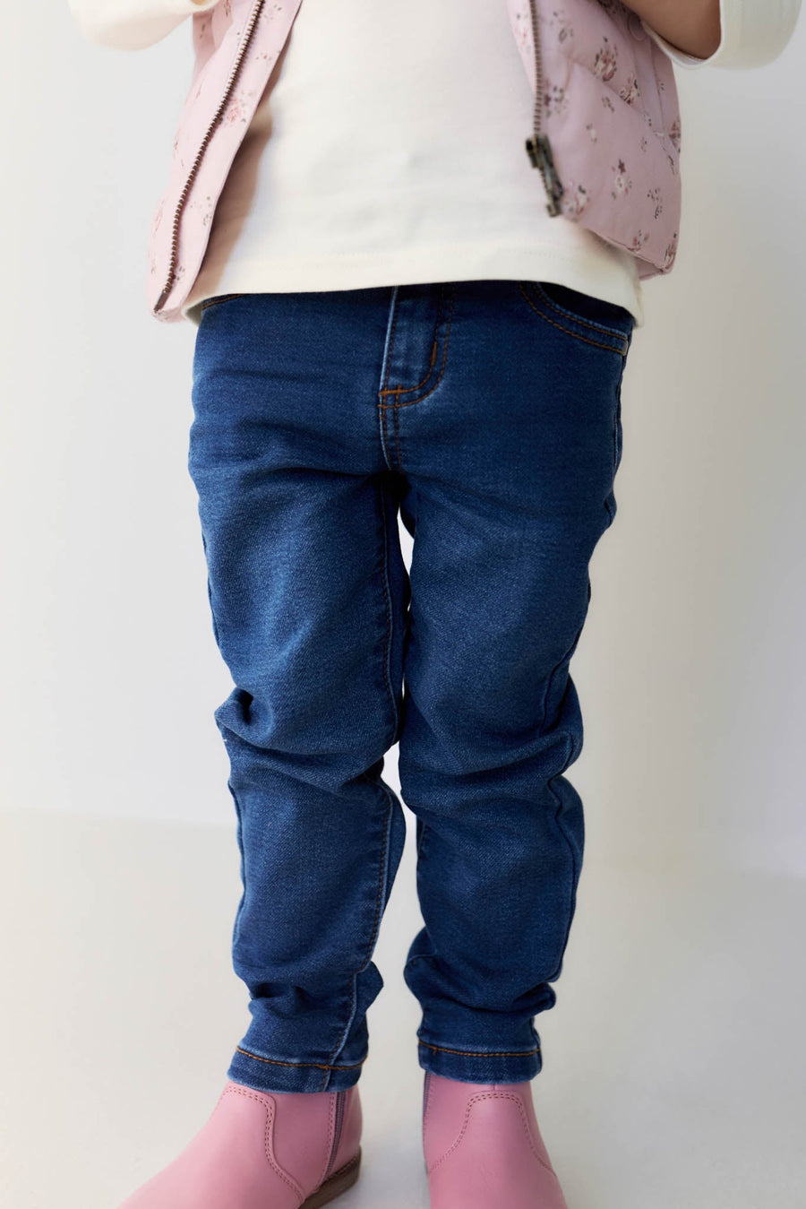 Alison Pant - Indigo Denim Childrens Pant from Jamie Kay USA