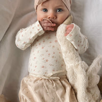 Organic Cotton Frill Bloomer - Elenore Pink Tint Childrens Bloomer from Jamie Kay USA