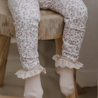 Frill Ankle Sock - Pillow Childrens Sock from Jamie Kay USA