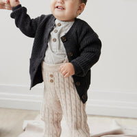 Maverick Cardigan - Onyx Marle Childrens Cardigan from Jamie Kay USA