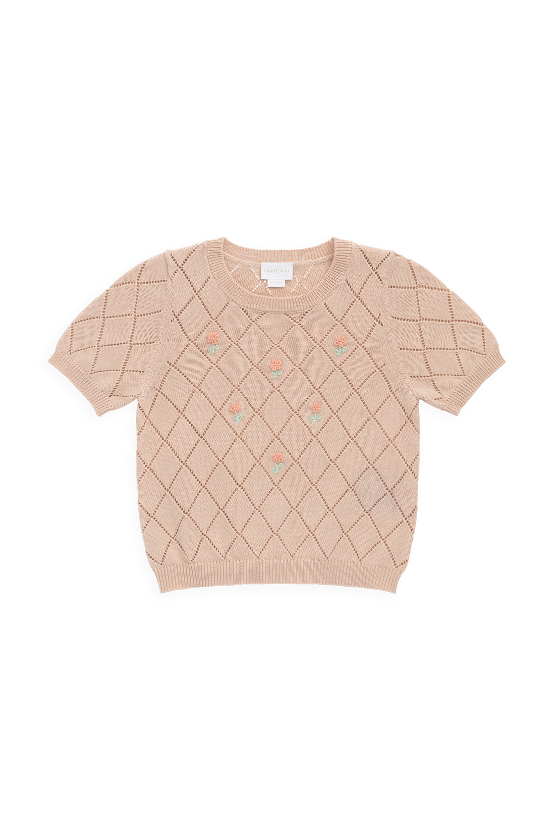Alexandra Top - Rose Mist Alexandra Flower Childrens Top from Jamie Kay USA