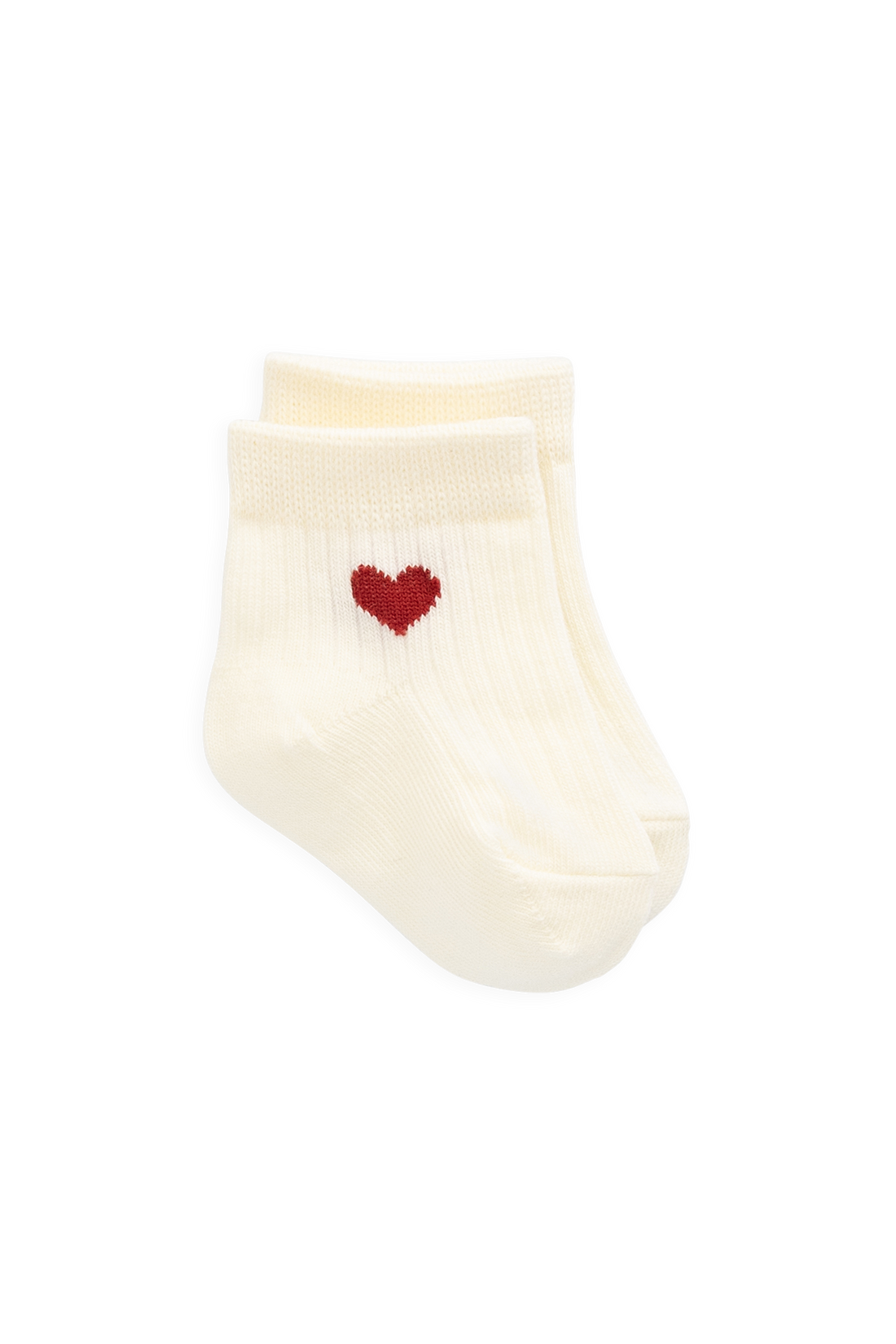 Bellamy Sock - Bellamy Heart Urban Red Childrens Socks from Jamie Kay USA