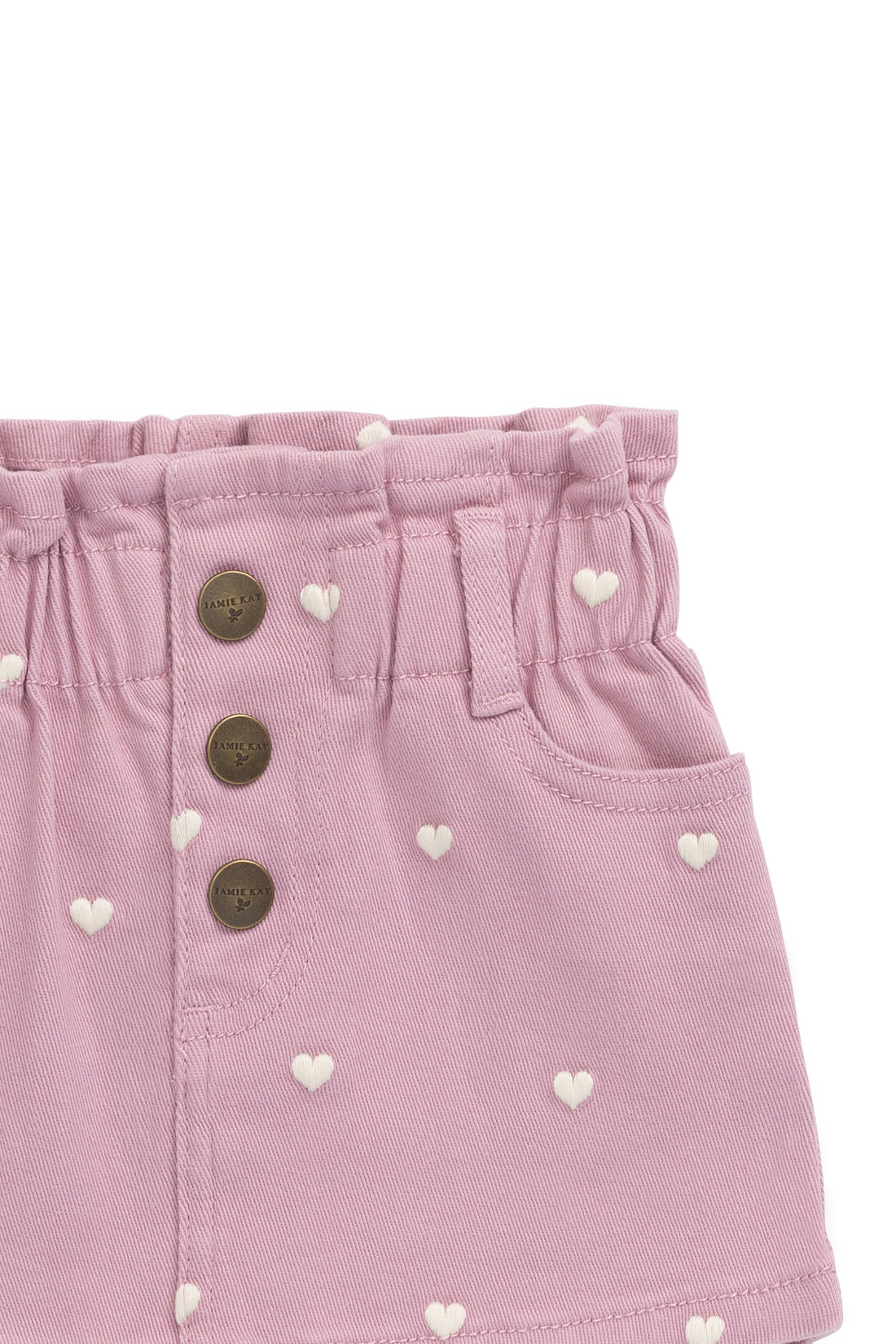 Briella Skirt - Petite Heart Orchid Childrens Skirt from Jamie Kay USA