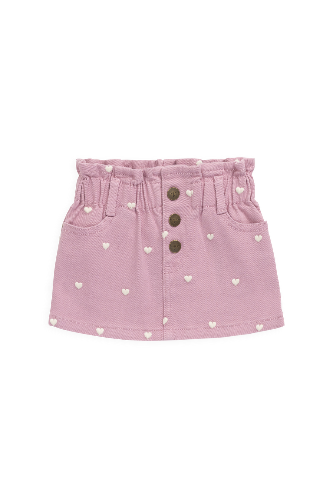 Briella Skirt - Petite Heart Orchid Childrens Skirt from Jamie Kay USA