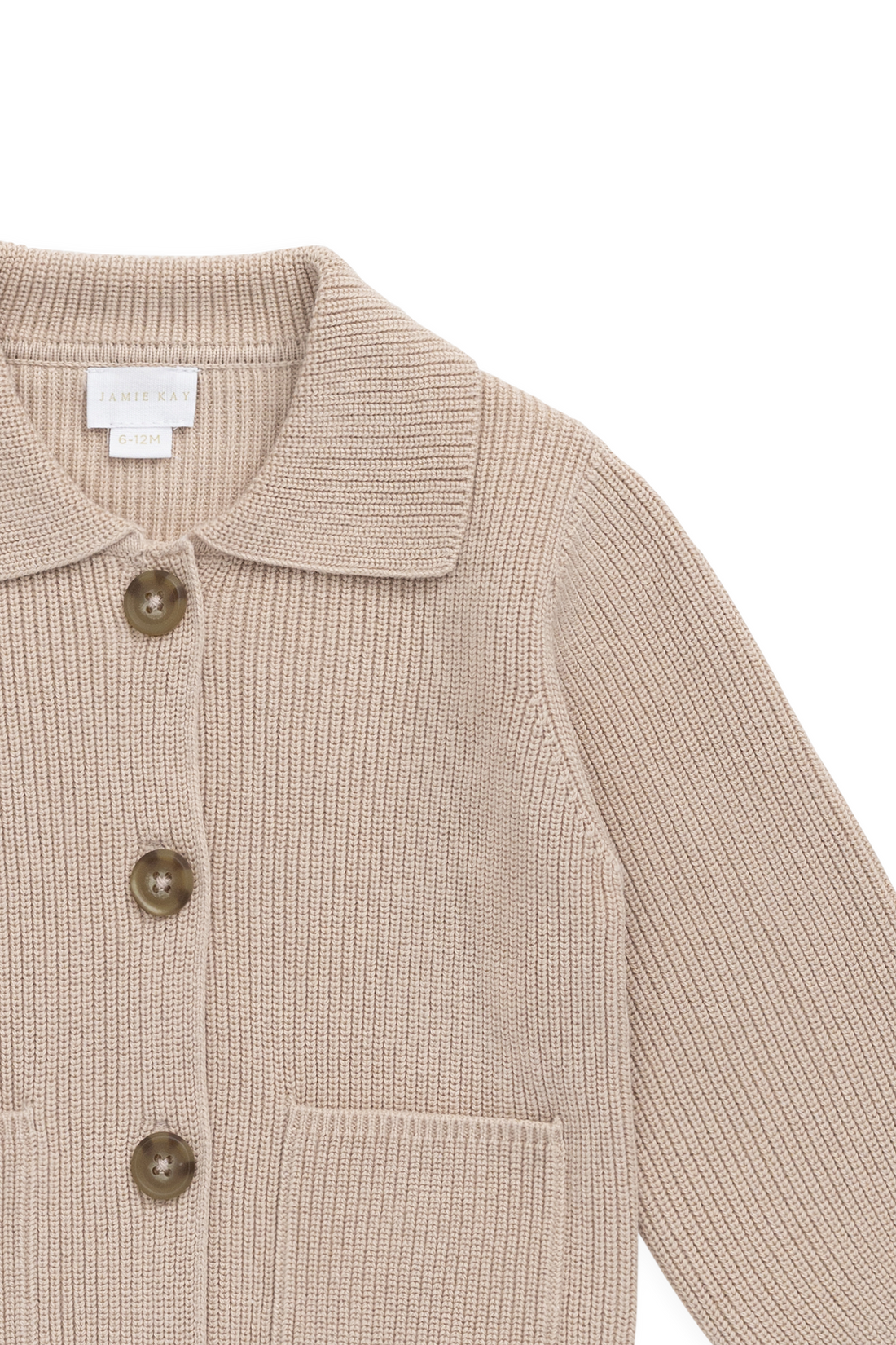 Ford Knit Jacket - Sand Childrens jacket from Jamie Kay USA