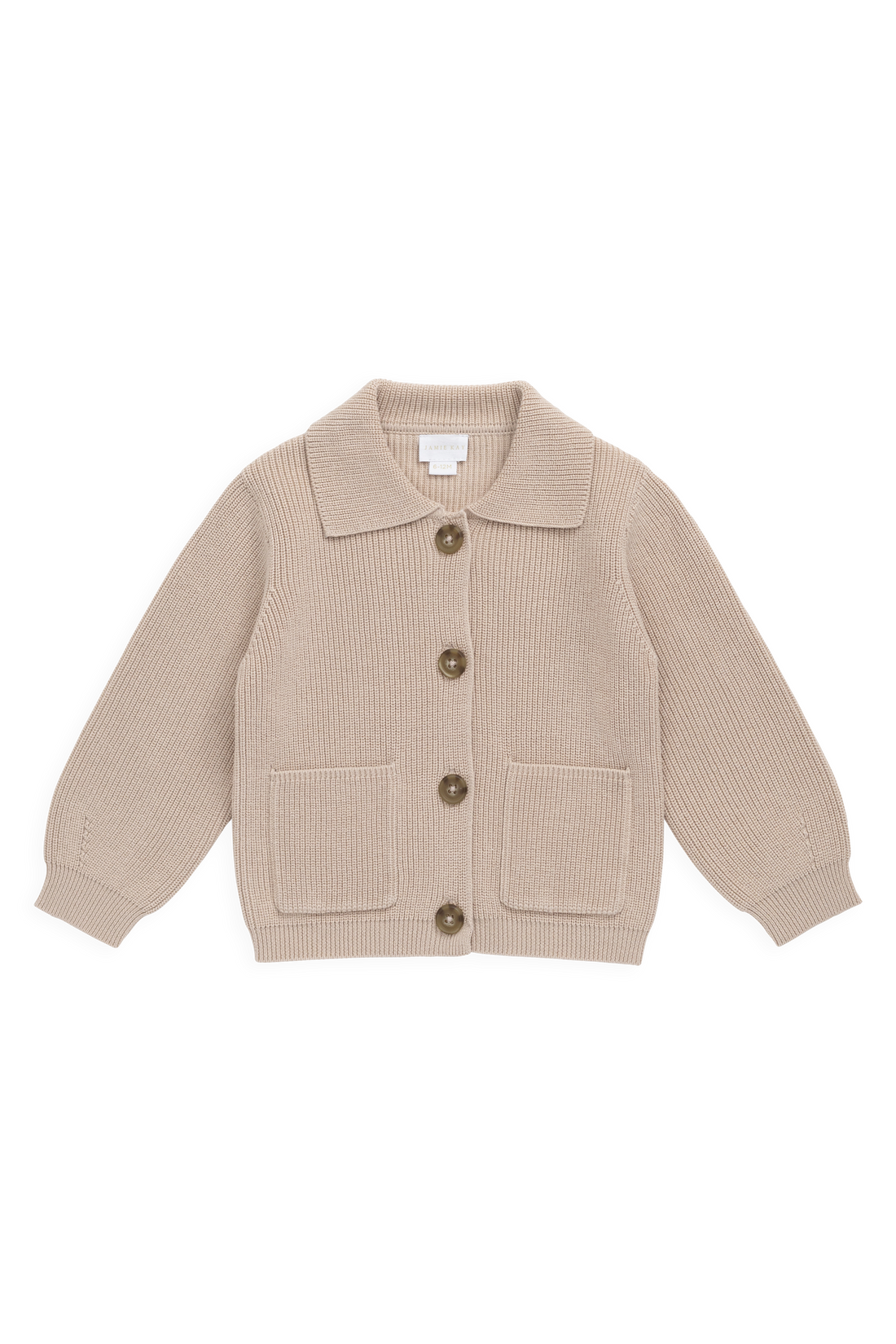 Ford Knit Jacket - Sand Childrens jacket from Jamie Kay USA