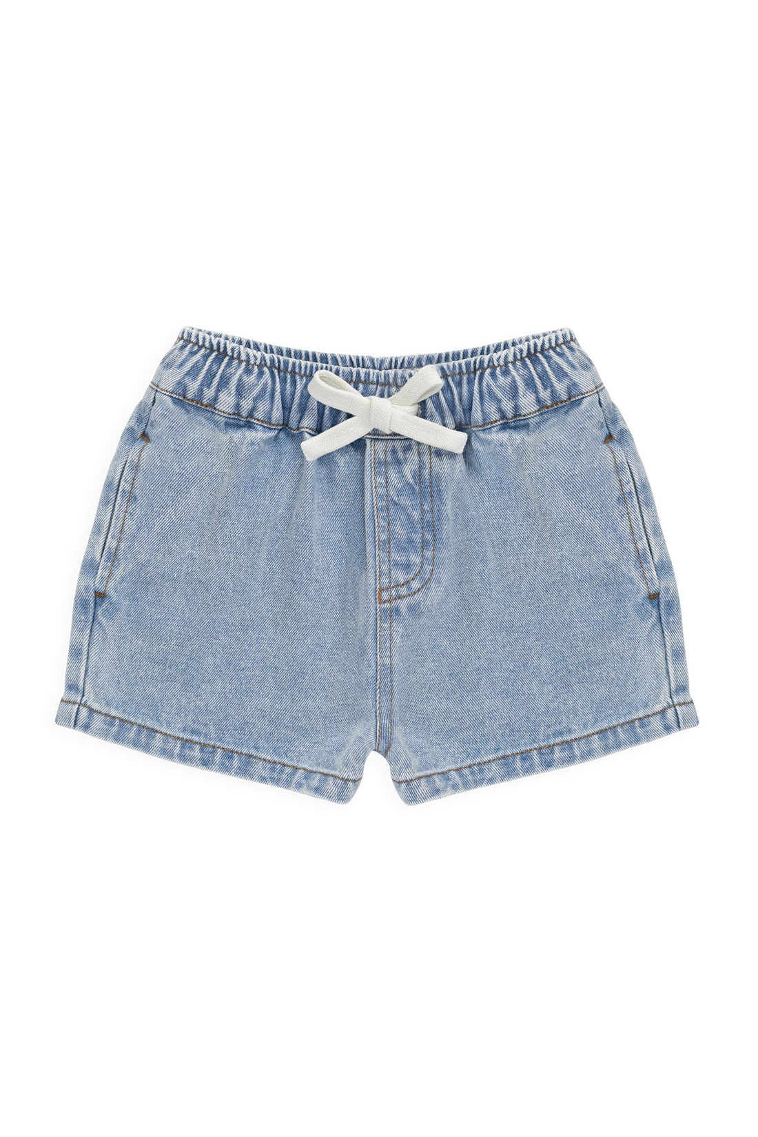Kane Denim Short - Light Wash Childrens Shorts from Jamie Kay USA