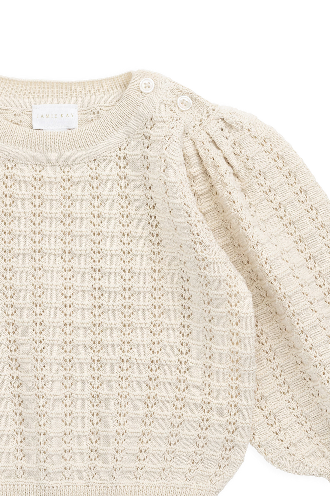 Monica Jumper - Vanilla Childrens Jumper from Jamie Kay USA