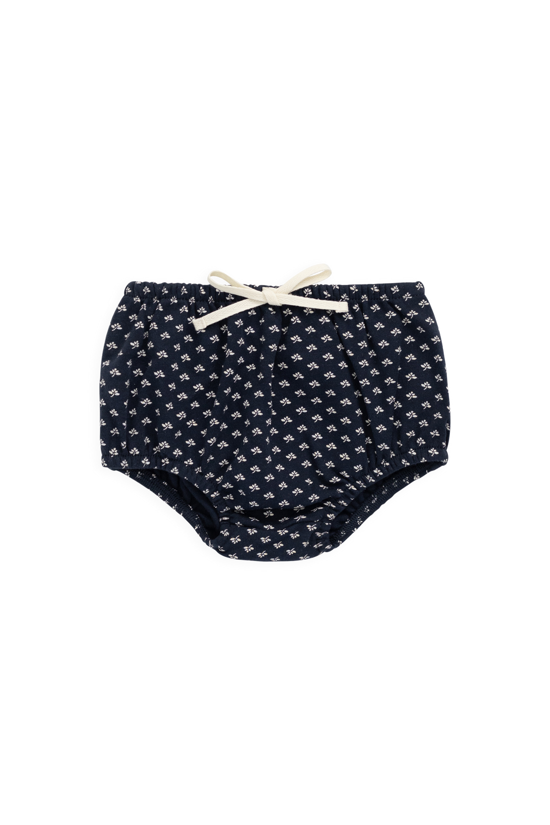 Organic Cotton Classic Bloomer - Lisa Petite Indigo Childrens Bloomer from Jamie Kay USA
