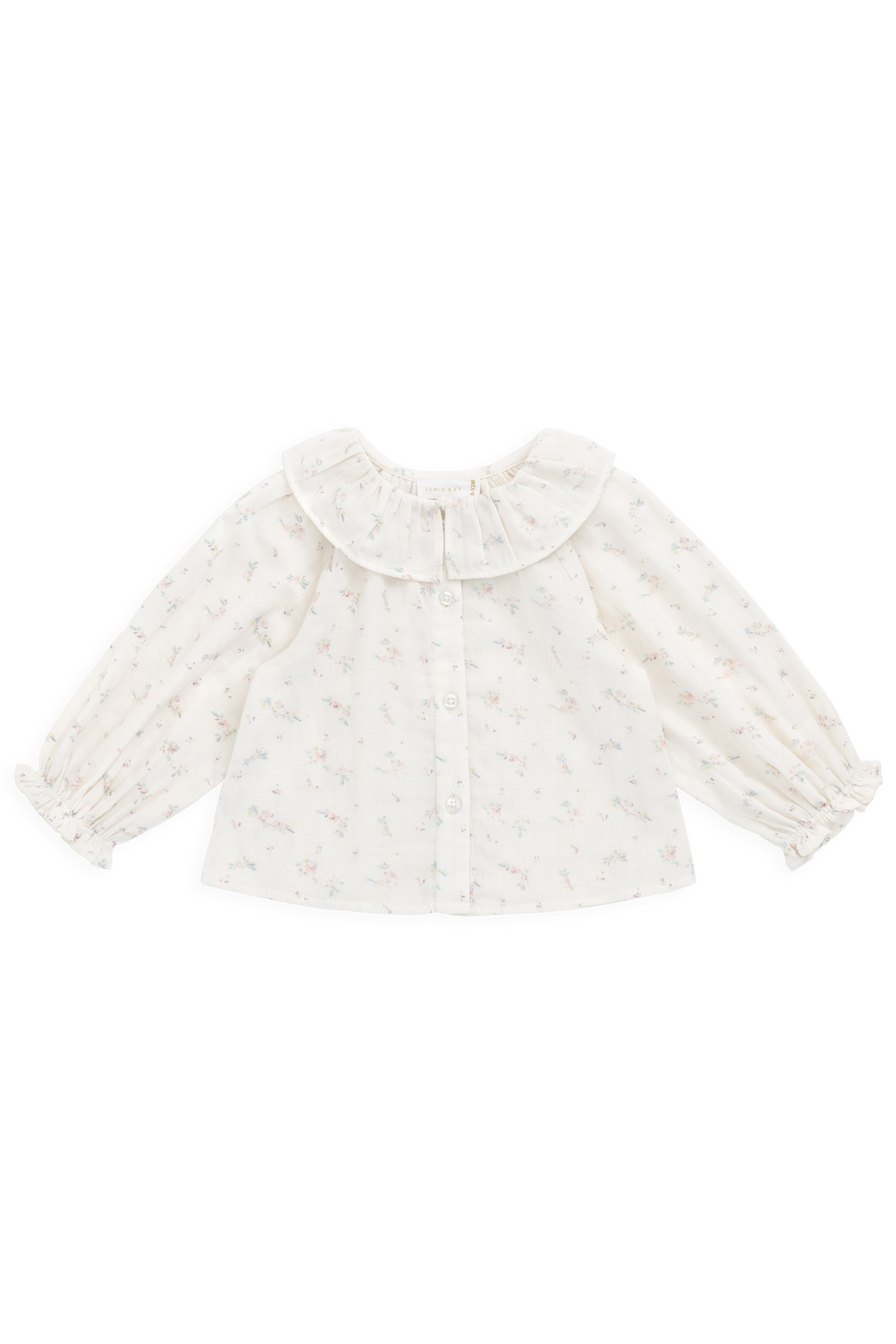 Organic Cotton Muslin Christabel Blouse - Solange Snow Childrens Top from Jamie Kay USA