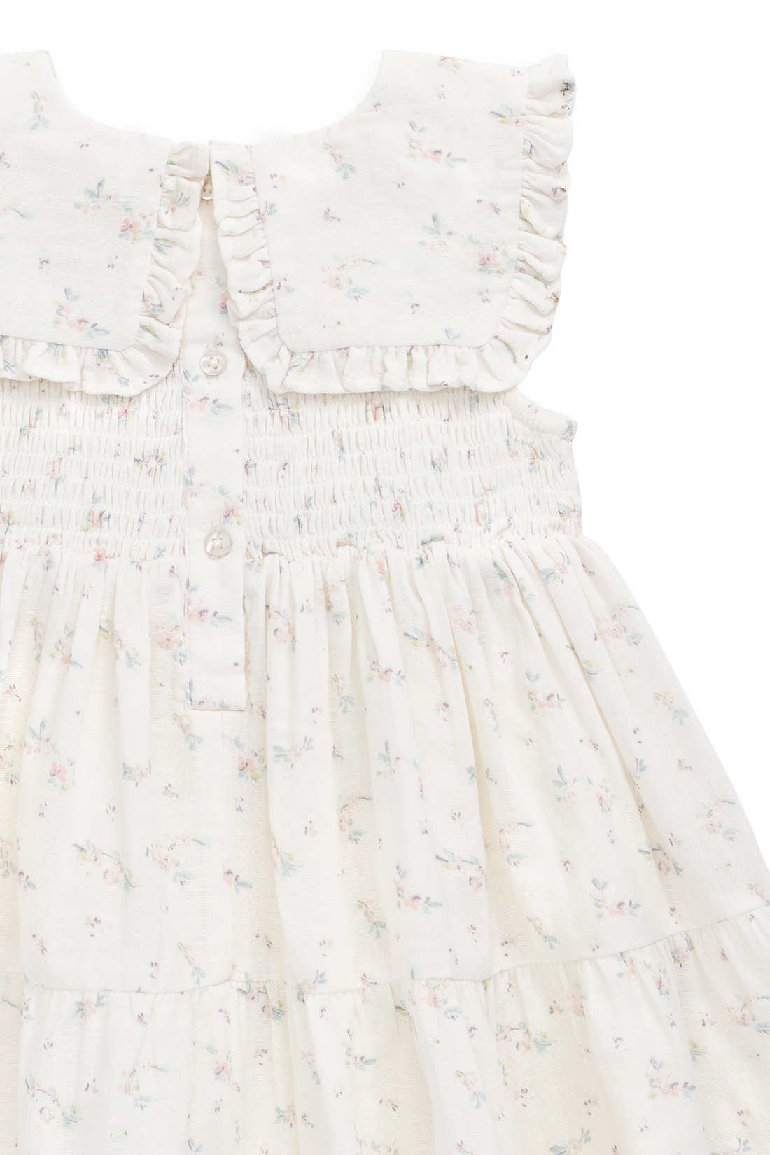 Organic Cotton Muslin Christabel Dress - Solange Snow Childrens Dress from Jamie Kay USA
