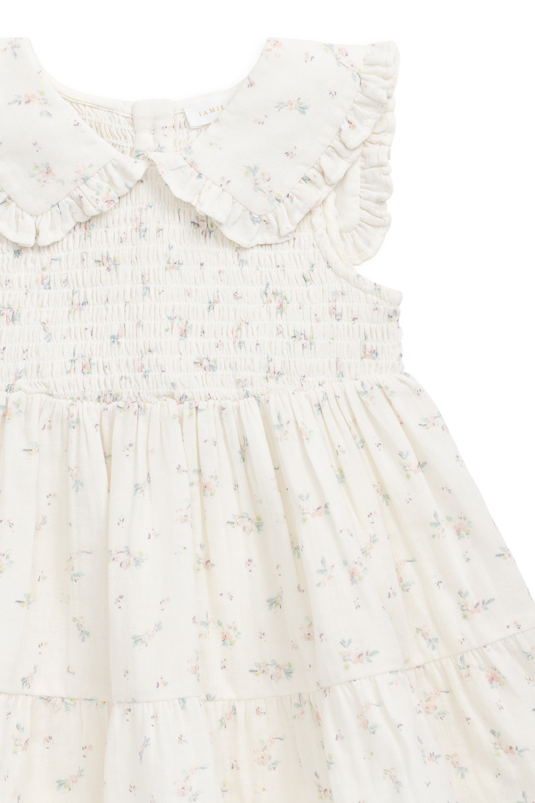 Organic Cotton Muslin Christabel Dress - Solange Snow Childrens Dress from Jamie Kay USA