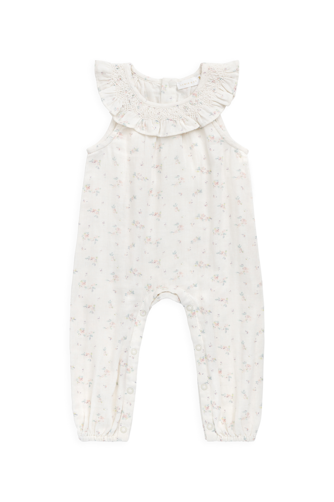 Organic Cotton Muslin Kodi Playsuit - Solange Snow Childrens Playsuit from Jamie Kay USA