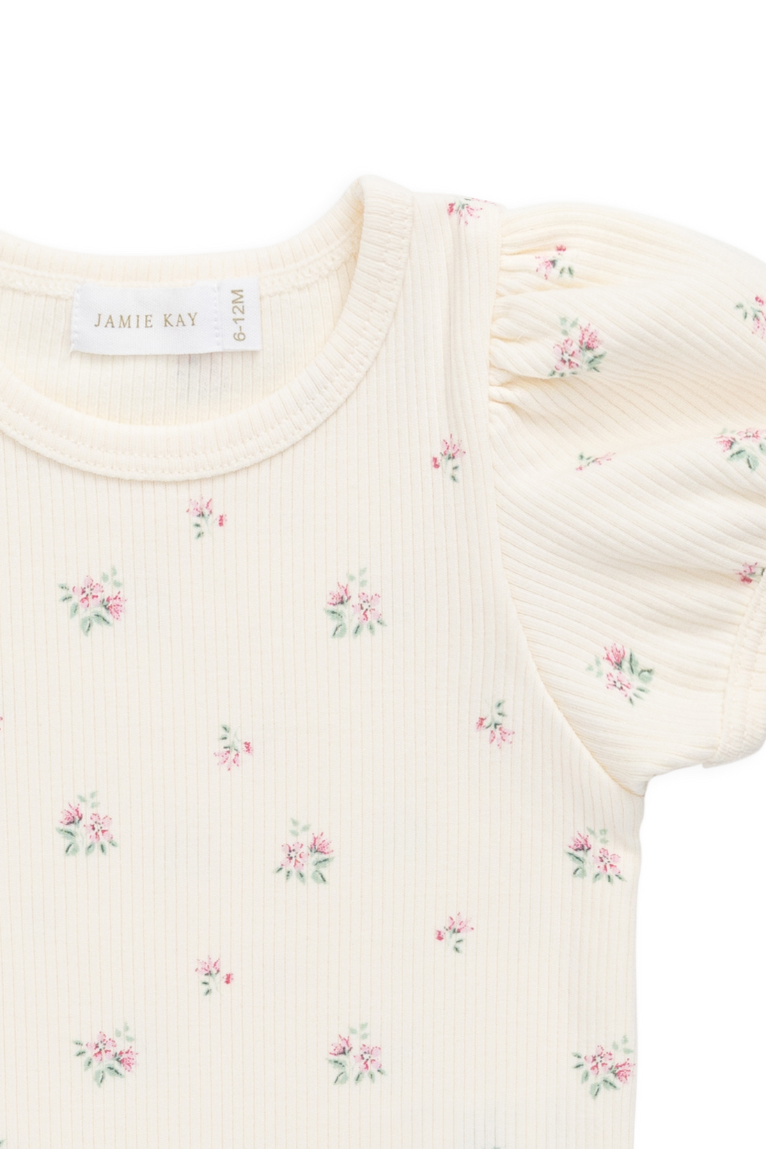 Organic Cotton Rib Astra Top - Emma Whisper Childrens Top from Jamie Kay USA