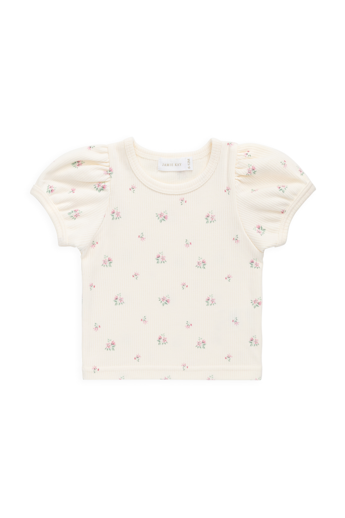 Organic Cotton Rib Astra Top - Emma Whisper Childrens Top from Jamie Kay USA
