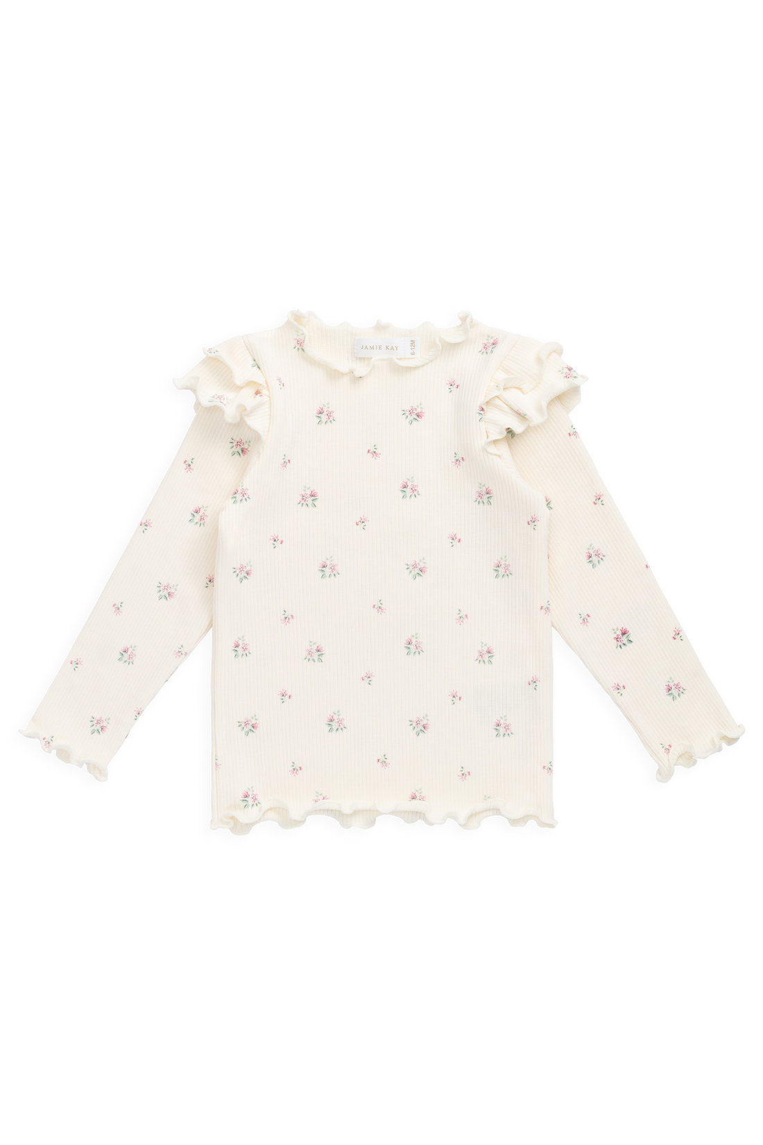 Organic Cotton Rib Winslet Top - Emma Whisper Childrens Top from Jamie Kay USA