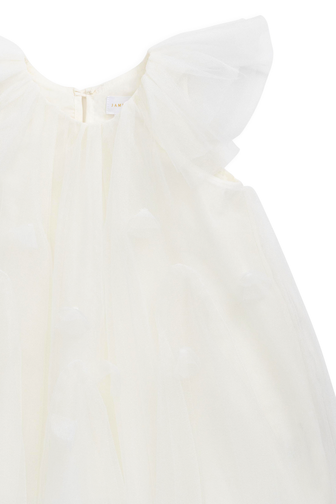 Rhea Tulle Dress - Parchment Childrens Dress from Jamie Kay USA