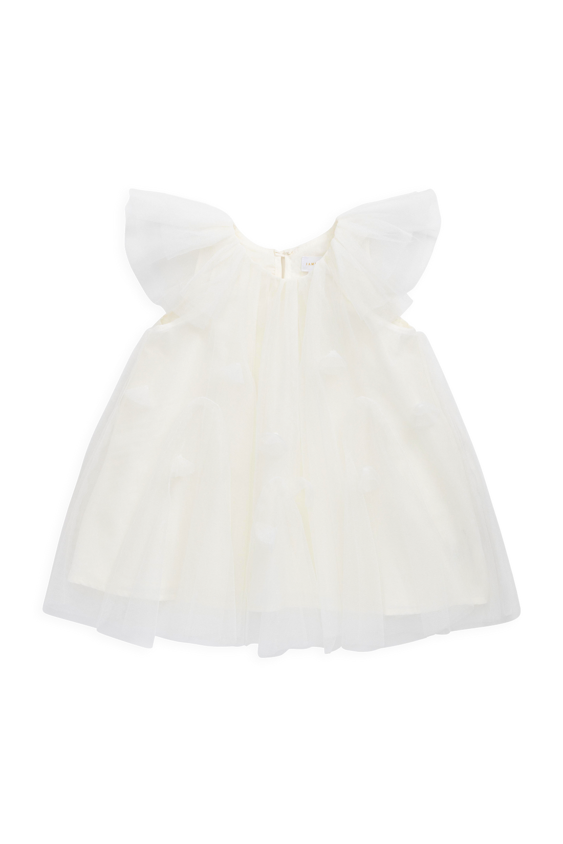 Rhea Tulle Dress - Parchment Childrens Dress from Jamie Kay USA
