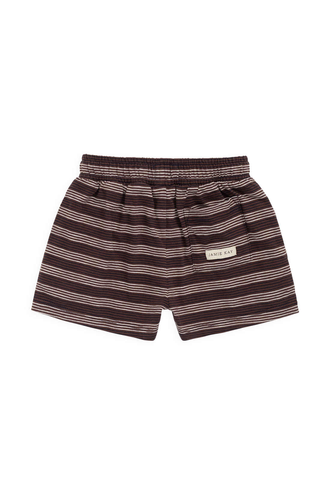Slub Cotton Iver Short - Regal Stripe Childrens Shorts from Jamie Kay USA