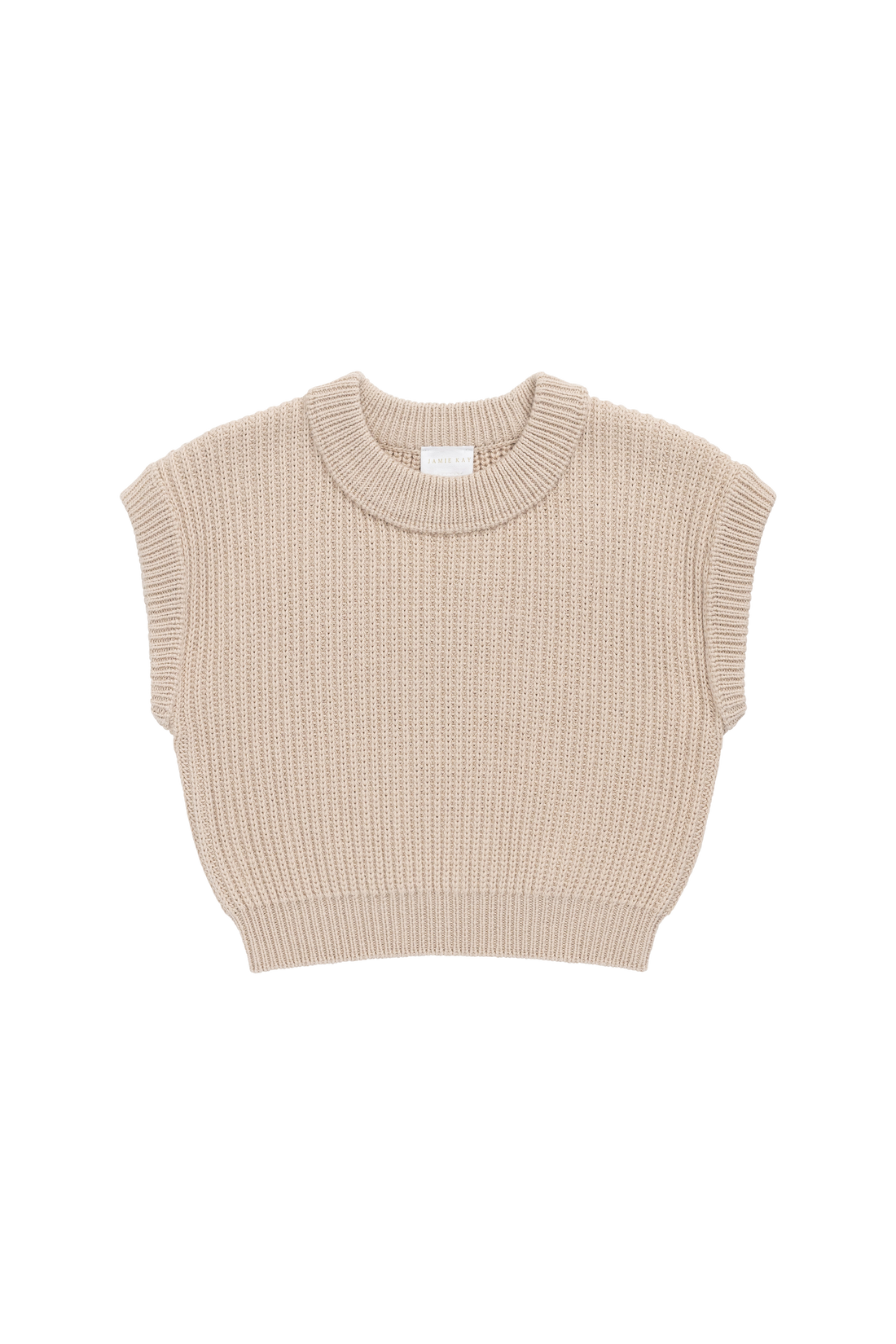 Virgil Knit Vest - Sand Childrens Vest from Jamie Kay USA