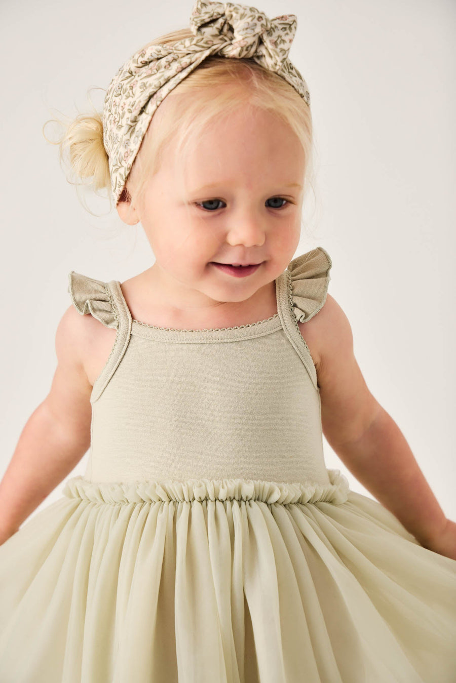 Katie Tutu Dress - Honeydew Childrens Dress from Jamie Kay USA
