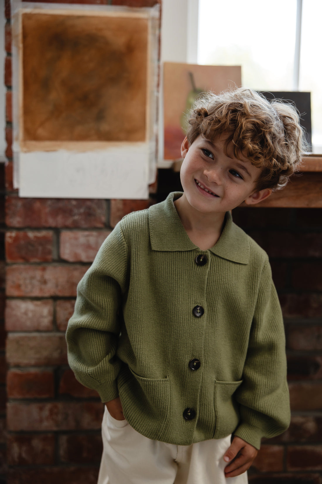 Hendrick Knit Jacket - Backyard Childrens Jacket from Jamie Kay USA