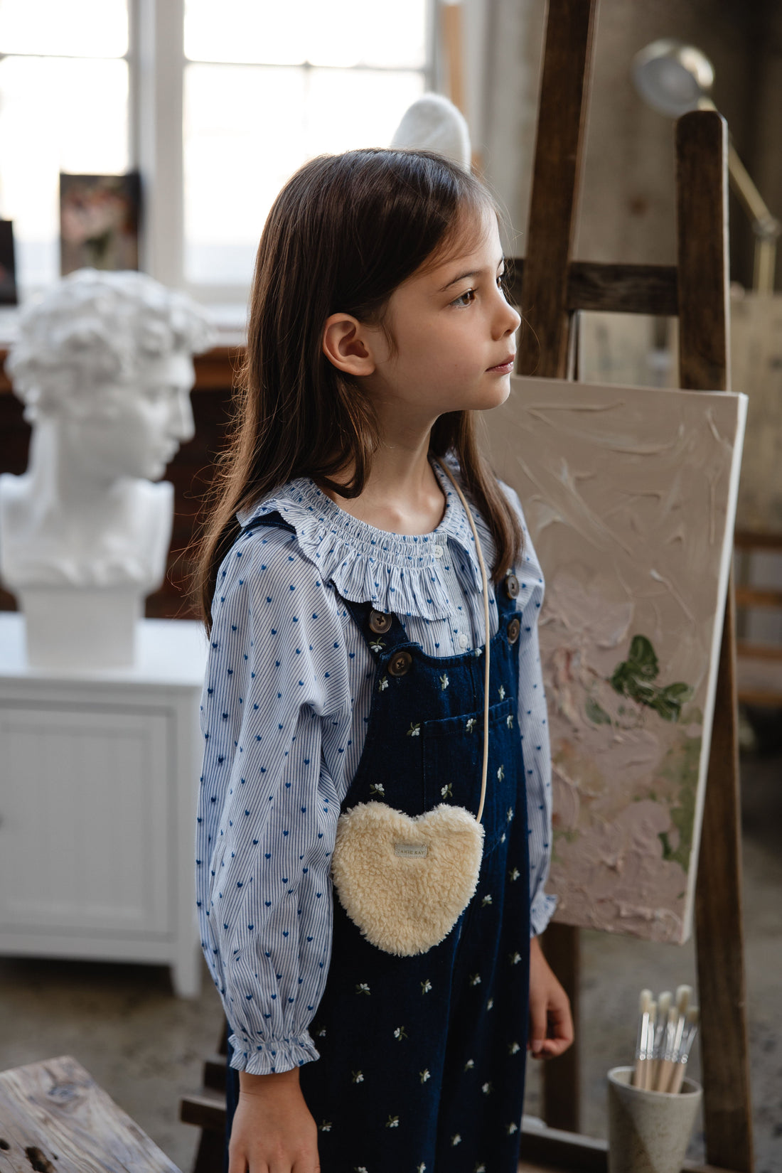 Dorian Overall - Lisa Indigo Childrens Overall from Jamie Kay USA