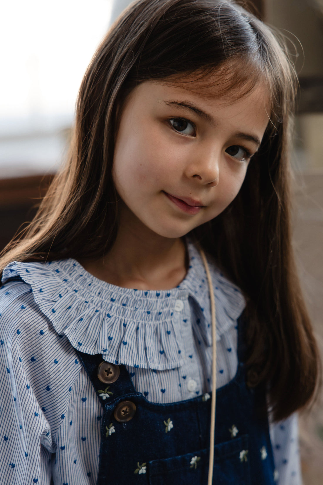 Dorian Overall - Lisa Indigo Childrens Overall from Jamie Kay USA