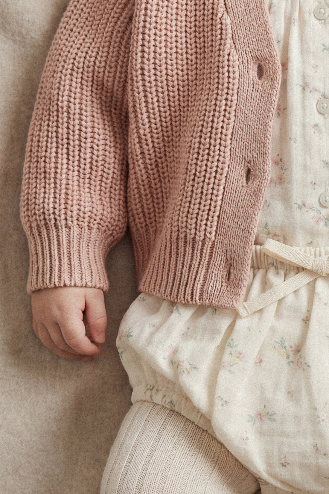 Organic Cotton Muslin Classic Bloomer - Solange Snow Childrens Bloomer from Jamie Kay USA