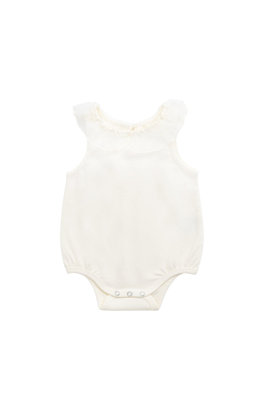 Adalyn Playsuit - Parchment Childrens Playsuit from Jamie Kay USA