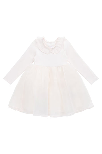 Agathe Dress - Parisian Pink Childrens Dress from Jamie Kay USA