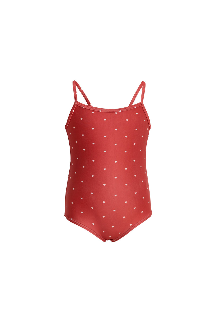 Evie Swimsuit - Mon Amour Red Childrens Swimwear from Jamie Kay USA