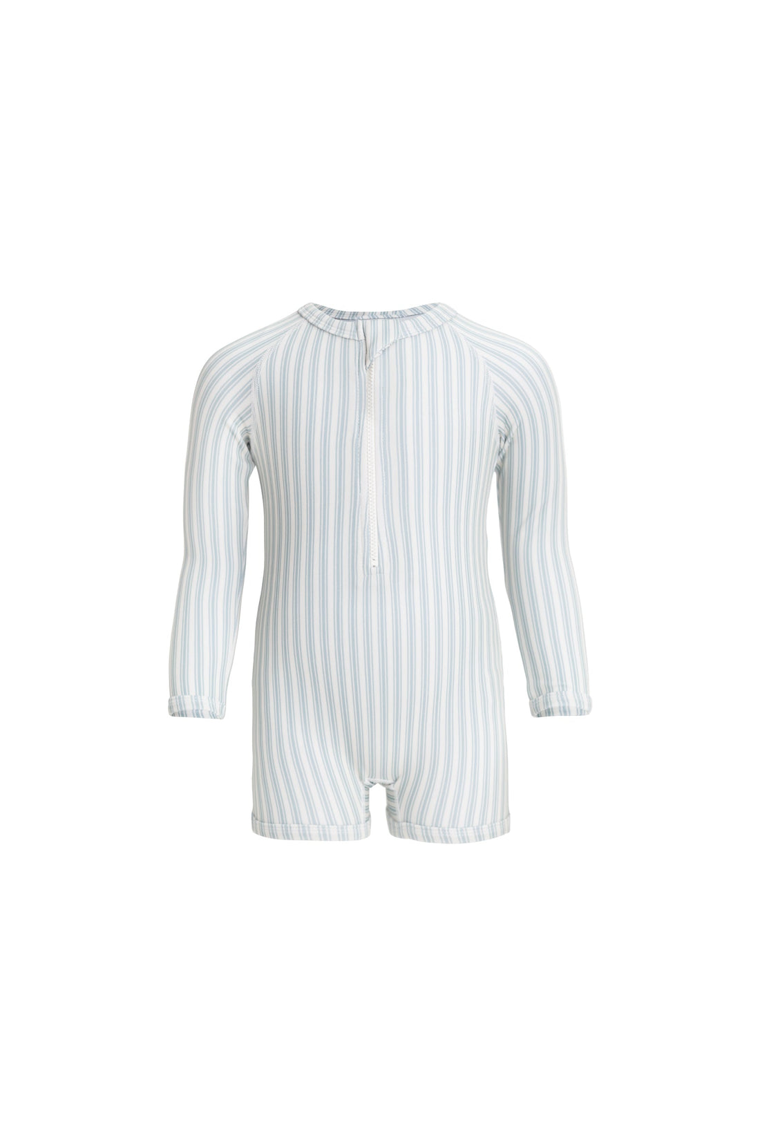 Florian Zip Swimsuit - Variegated Stripe Cenote Childrens Swimwear from Jamie Kay USA