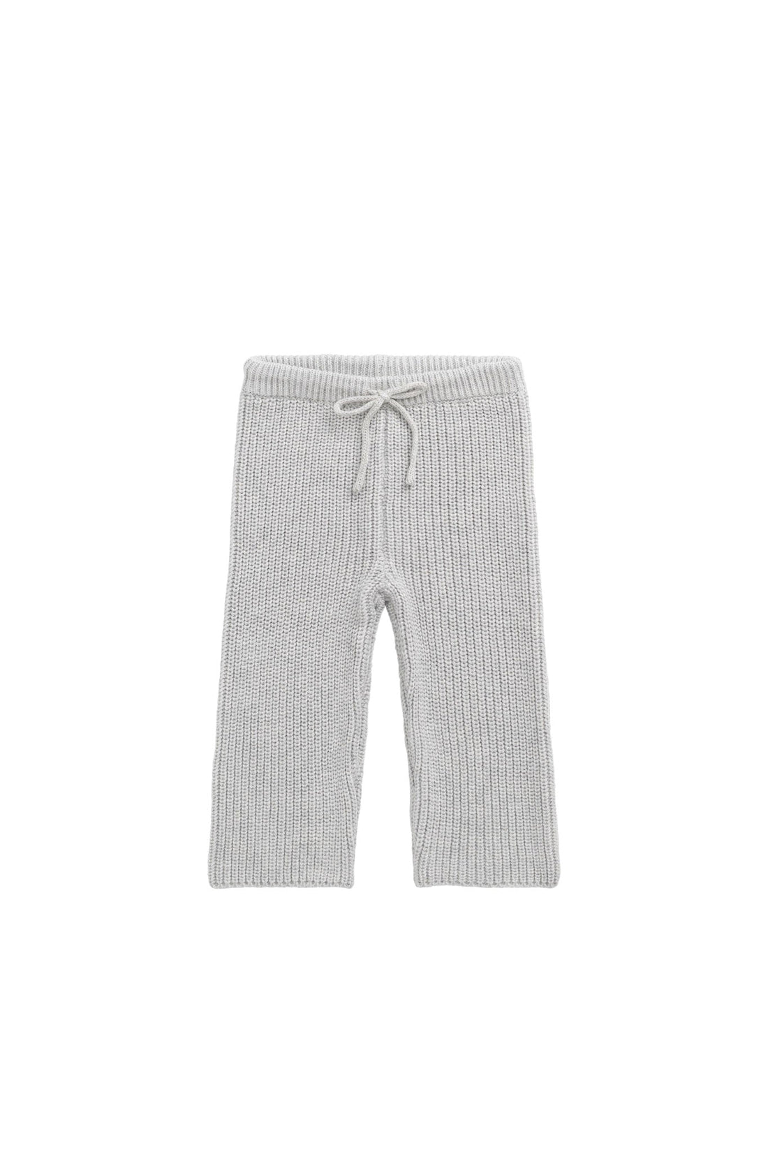 OG Morgan Knit Pant - Light Grey Marle Childrens Pant from Jamie Kay USA