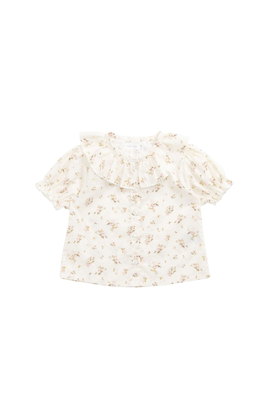 Organic Cotton Alora Top - Bianca Antique Childrens Top from Jamie Kay USA