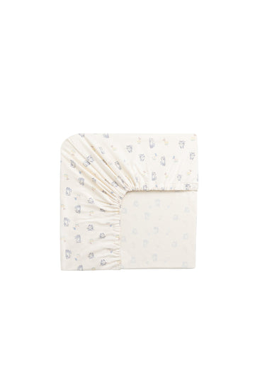 Organic Cotton Cot Sheet - Charlies Butterflies Childrens Pyjama from Jamie Kay USA