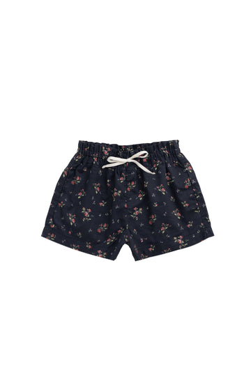 Organic Cotton Emelia Short - Bianca Noir Childrens Short from Jamie Kay USA