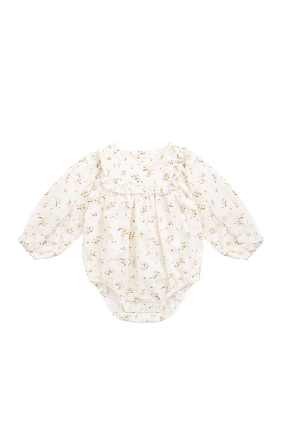 Organic Cotton Frances Playsuit - Bianca Antique Childrens Playsuit from Jamie Kay USA