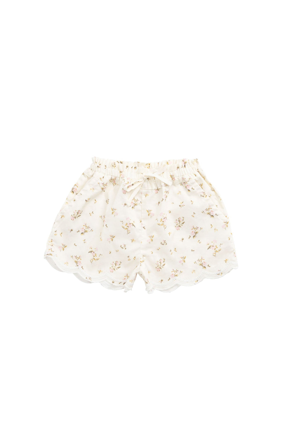 Organic Cotton Haylen Short - Bianca Antique Childrens Short from Jamie Kay USA