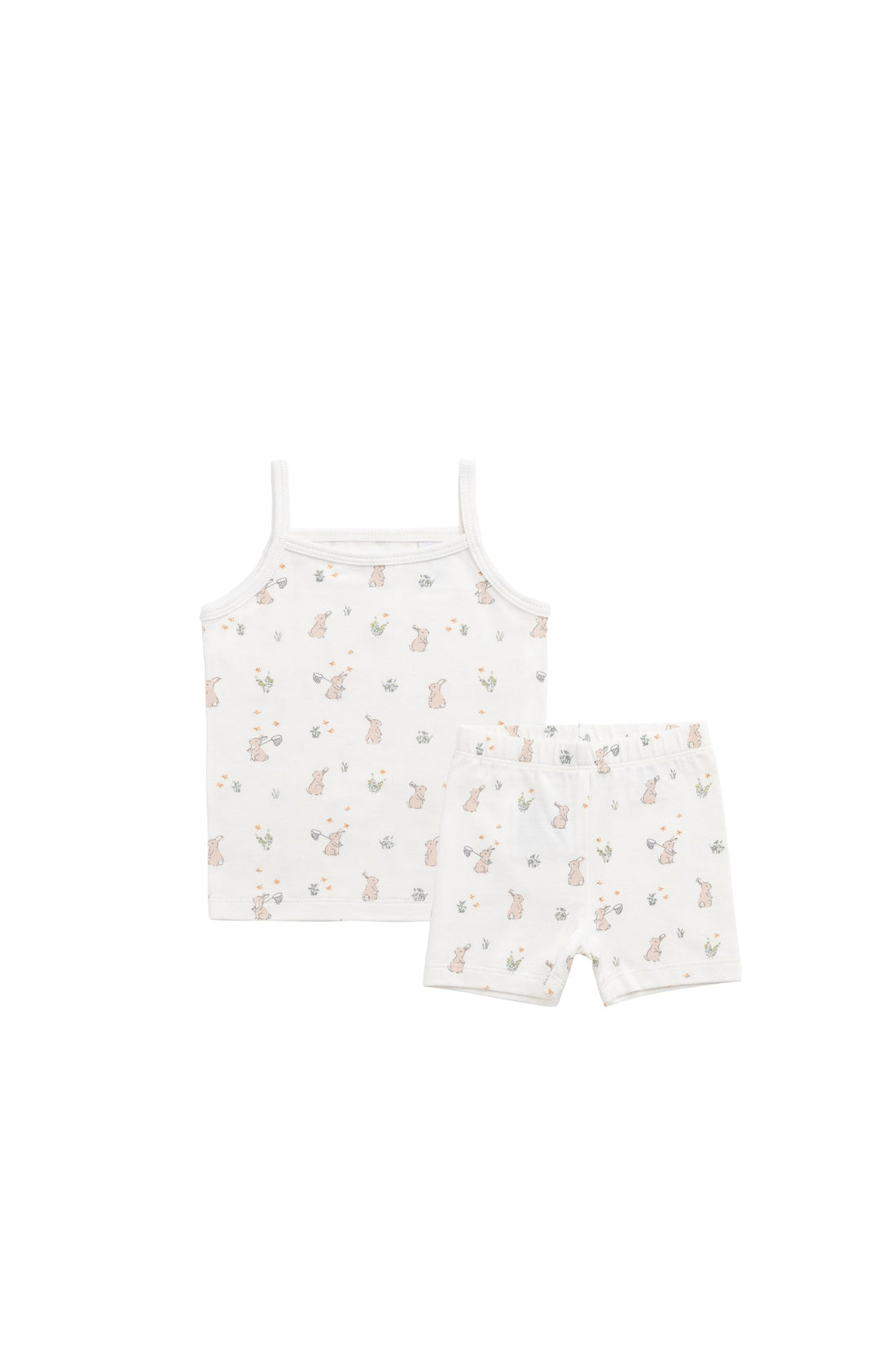 Organic Cotton Jude Singlet Pyjama Set - Charlies Butterflies Childrens Pyjama from Jamie Kay USA
