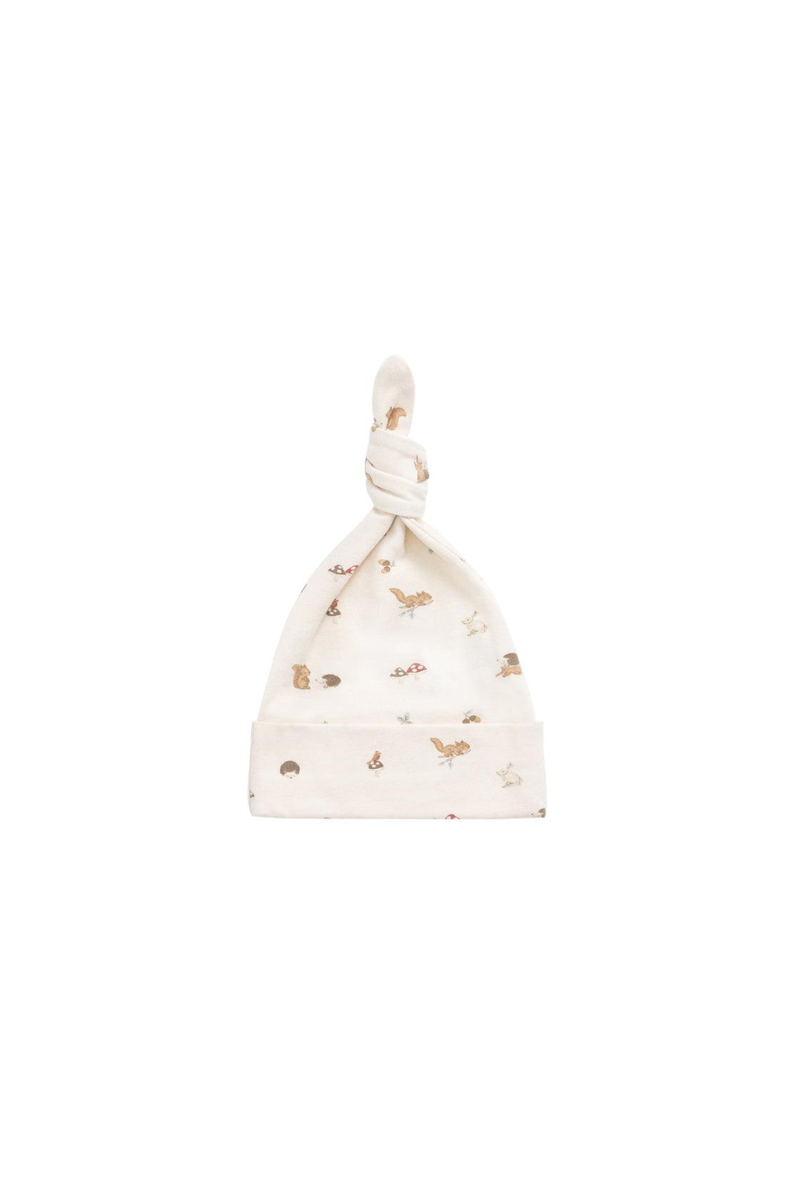 Organic Cotton Knot Beanie - Forest Gathering Childrens Beanie from Jamie Kay USA