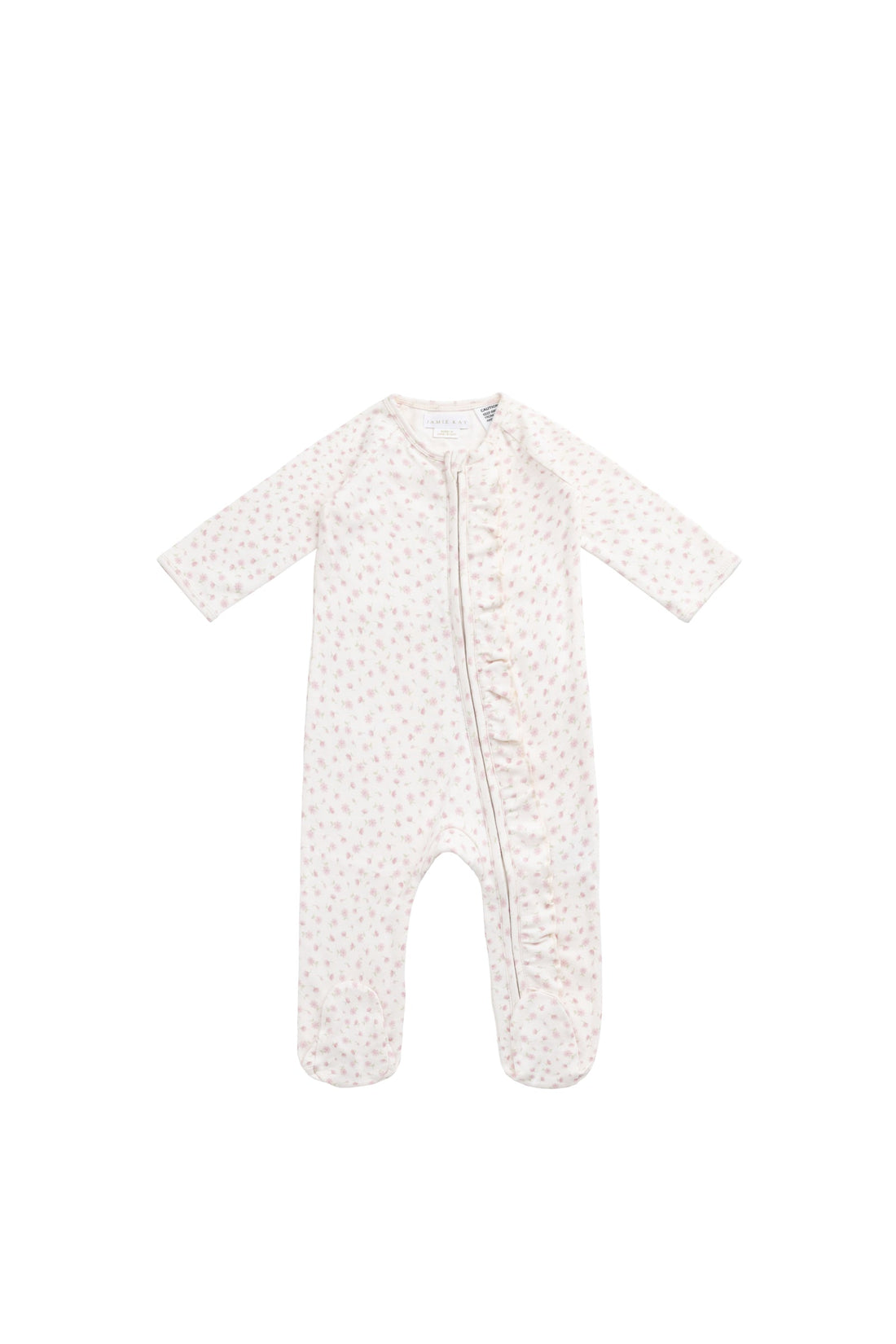 Organic Cotton Melanie Onepiece - Victoria Blush Childrens Onepiece from Jamie Kay USA