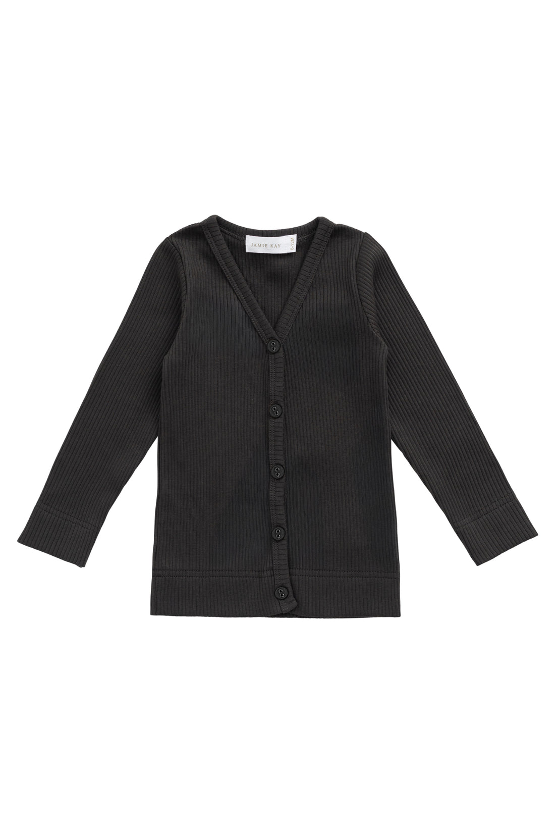 Organic Cotton Modal Cardigan - Bistre Childrens Cardigan from Jamie Kay USA
