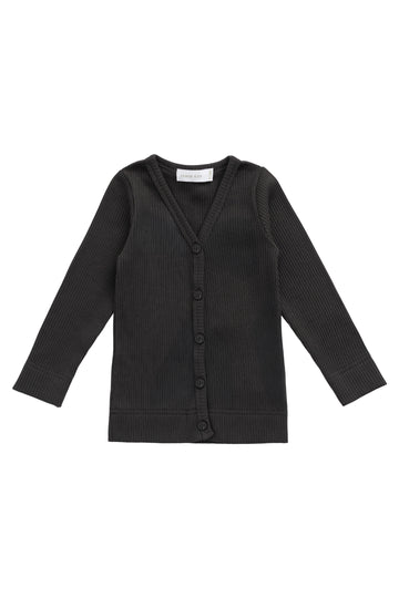 Organic Cotton Modal Cardigan - Bistre Childrens Cardigan from Jamie Kay USA