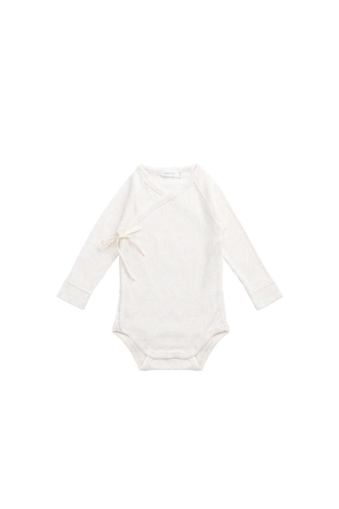 Organic Cotton Modal Marina Long Sleeve Bodysuit - Icing Marle Childrens Bodysuit from Jamie Kay USA