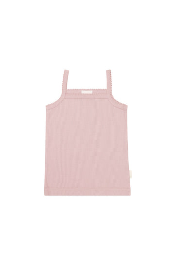 Organic Cotton Modal Marina Singlet - Trinket Childrens Top from Jamie Kay USA