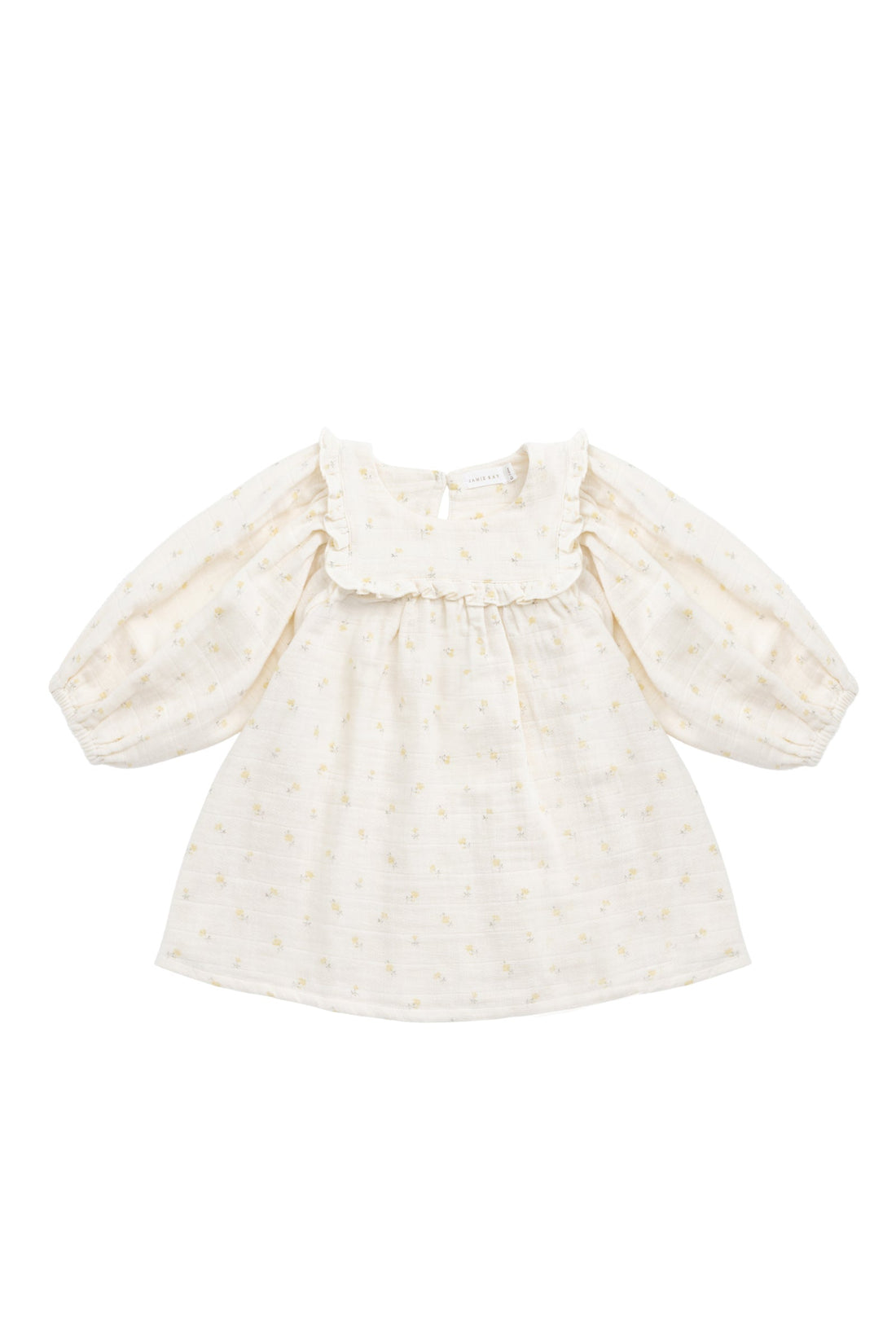 Organic Cotton Muslin Amira Dress - Vintage Ditsy Childrens Dress from Jamie Kay USA