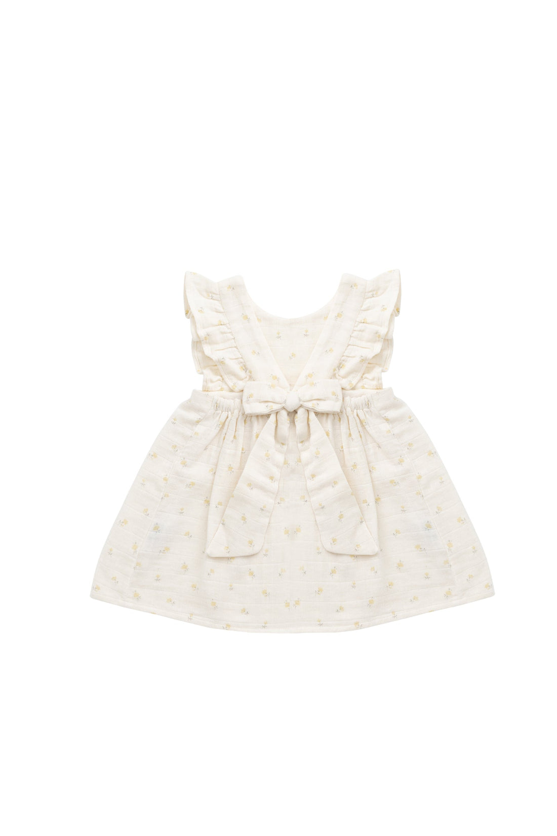 Organic Cotton Muslin Brielle Dress - Vintage Ditsy Childrens Dress from Jamie Kay USA